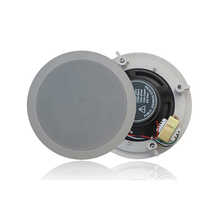 ZY620CF  6.5寸20W定阻吸頂副箱，開孔尺寸Ф204mm*142mm